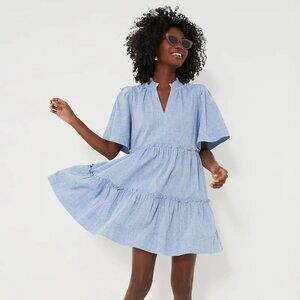 Tuckernuck Chambray Swing Dress